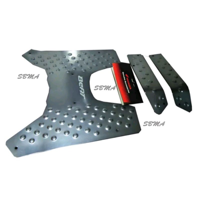 Paket Akesoris Asesoris Karpet Almunium Beat Karbu Abu 0800B-KVY-GRY Orginal Ahm