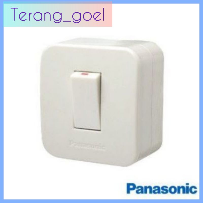 Saklar Engkel / Saklar Tunggal Tempel / Outbow Single Switch WSJ 3001 Panasonic