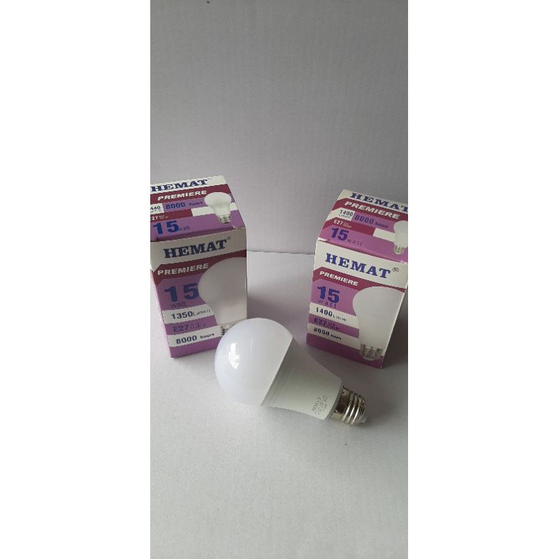 Led hemat premiere Led 15w merk hemat ( bergaransi )