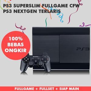 ps3 super slim 160gb fullgames cfw + free ongkir Terbaik
