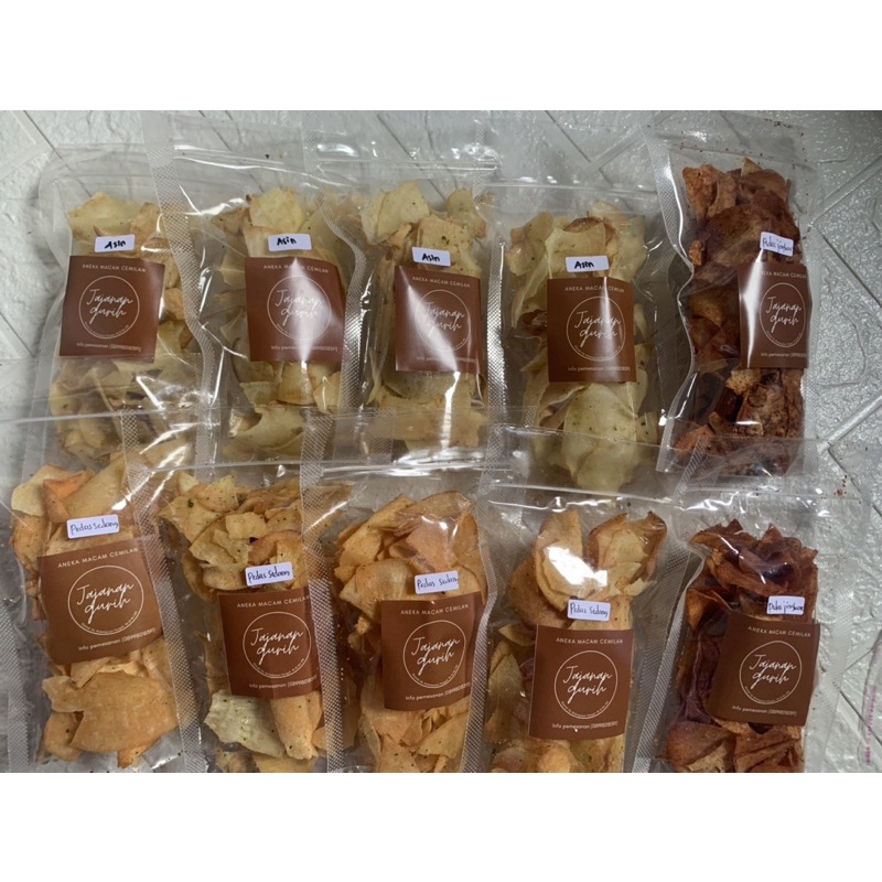 KERIPIK SINGKON DAUN PURUT KITA | CEMILAN GURIH