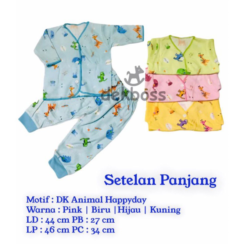 [BISA PILIH MOTIF] PART.2 Setelan baju tidur bayi newborn laki laki perempuan pakaian bayi baru lahir