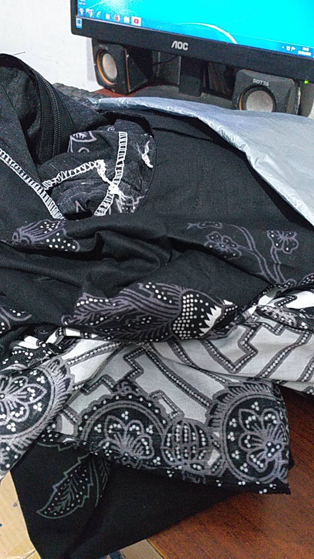 Bswart Batik Hrb026 Kenongo Hem Pendek Padi Pekalongan M L Xl Batik Pria Murah Modern Grosir