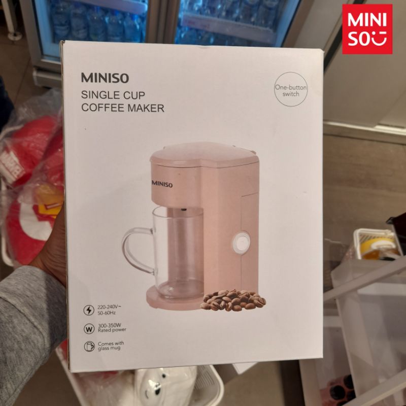 Miniso Coffee Maker (free gelas cantik)