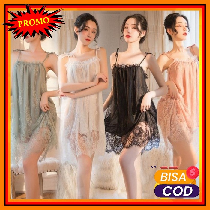One Set Rayon Viscose Setelan Wanita Terbaru 2021 One Set Murah K EY711 Smile Set Dress Lingerie Se