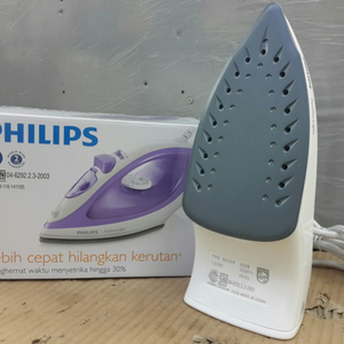 Philips STEAM IRON GC-1418 (Setrika Uap) -ungu-original philps