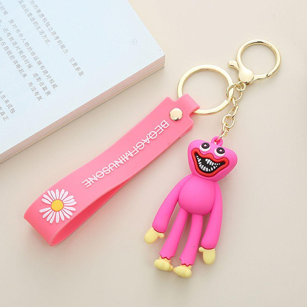 Mxbeauty Wanita Gantungan Kunci Lucu Kreatif Hadiah Huggy Wuggy Desain Kartun Alloy Cartoon Key Holder