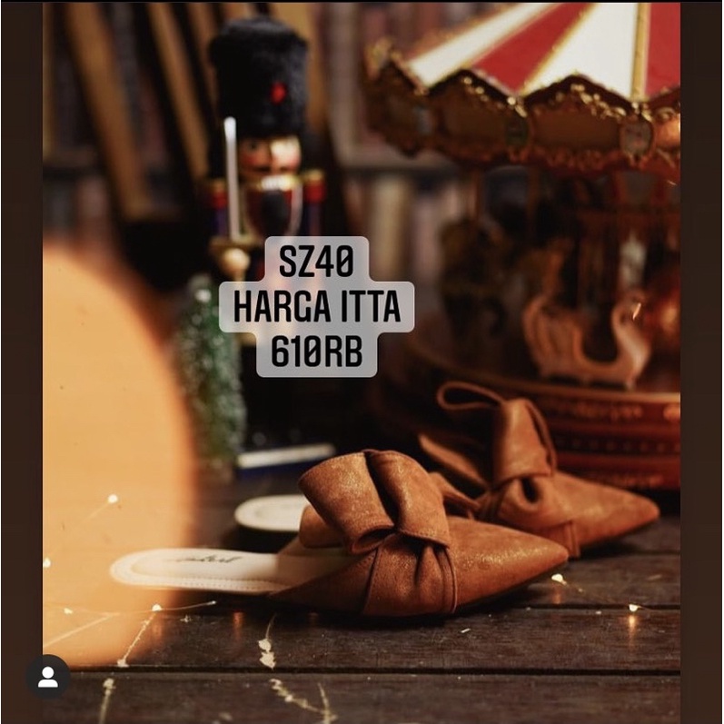 ittaherl jackie holiday mules amber sz40