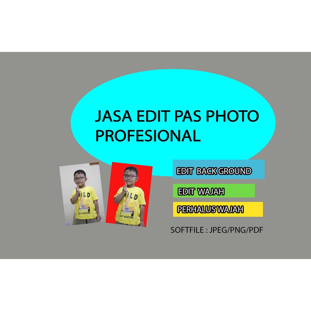 Jasa Edit Pas Photo Background - Edit background foto keluarga