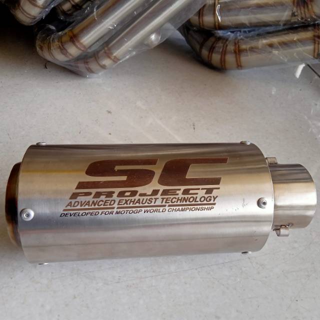 Terlaris Knalpot racing SC project silincer only Knalpot racing SC project silincer only