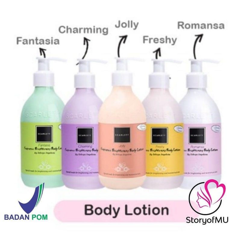 Jual Scarlett hand and body whitening cream body lotion scarlet