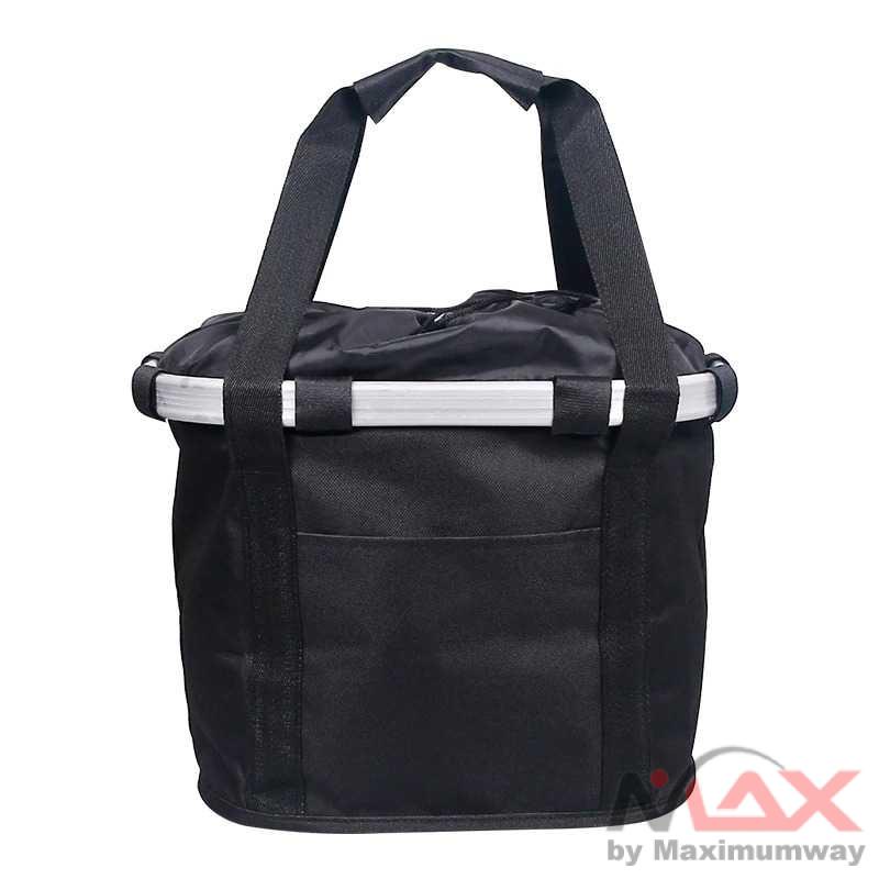 DEEMOUNT Keranjang Sepeda Strorage Basket Carrying Pouch - BSK-001 Warna Hitam