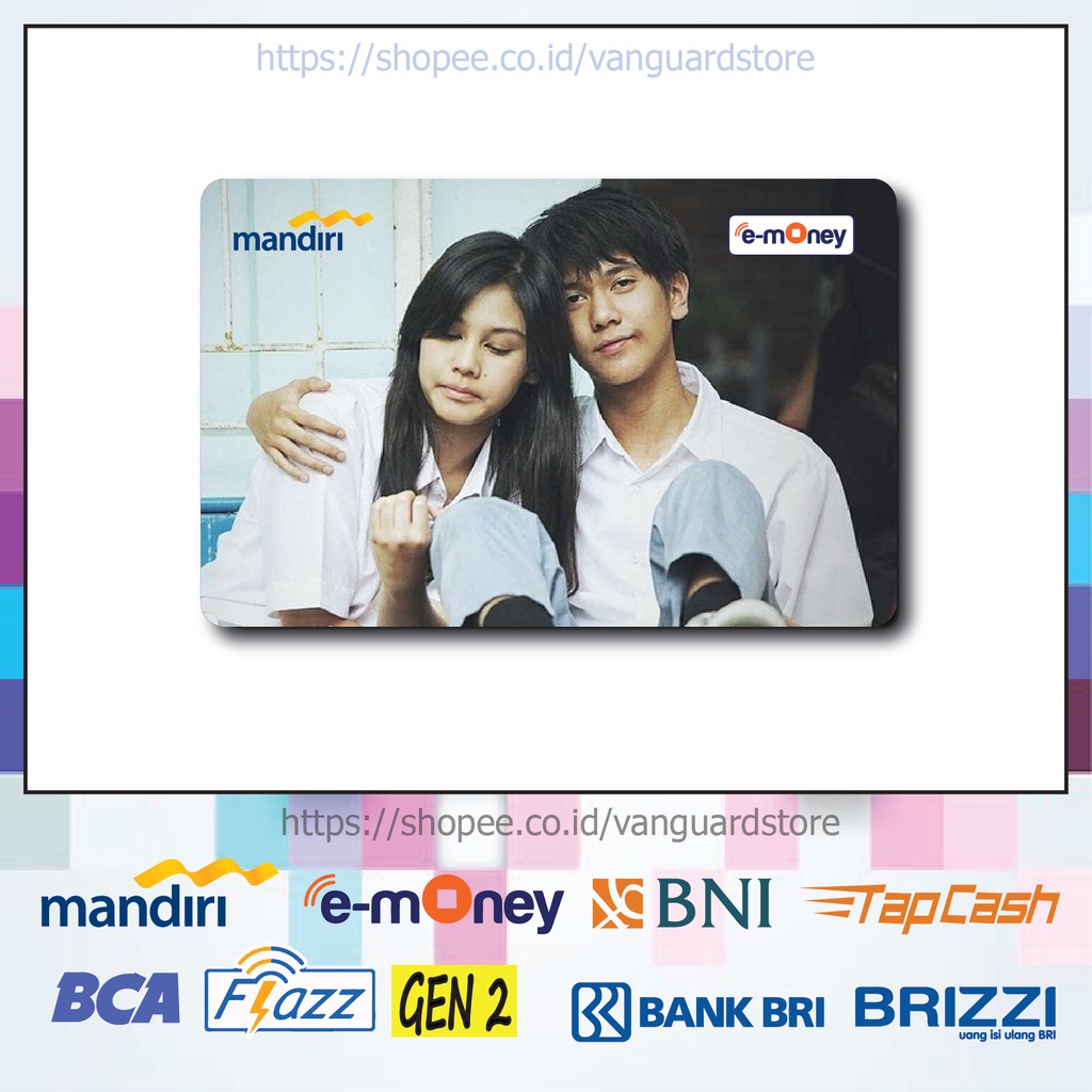 KARTU E MONEY E TOLL DILAN &amp; MILEA 1991 FILM 19 EMONEY MANDIRI FLAZZ BCA BNI TAPCASH BRIZZI BRI