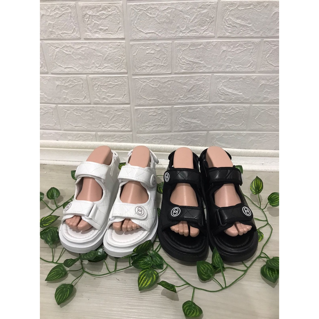 HS / Sandal Wedges Sepatu Wanita Premium S-15