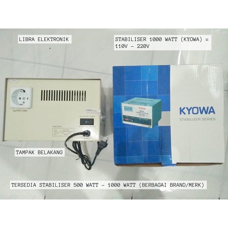 STAVOL STABILIZER KYOWA 1000 Watt ASLI