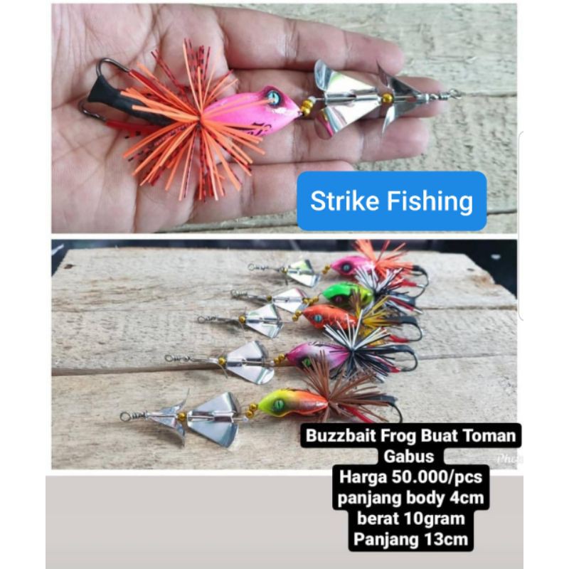 Buzzbait Frog Umpan toman dan gabus