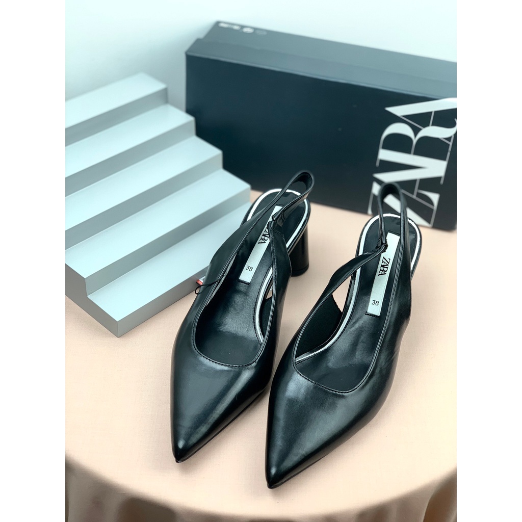 [7.7 Boombastis Sale⚡] - SEPATU WANITA ZS394 PLATFORM HEELS SLINGBACK PREMIUM IMPORT