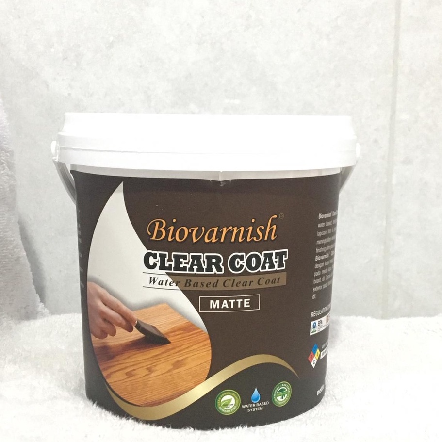 Pernis Kayu Transparan Top Coat Biovarnish Clear Coat Matte