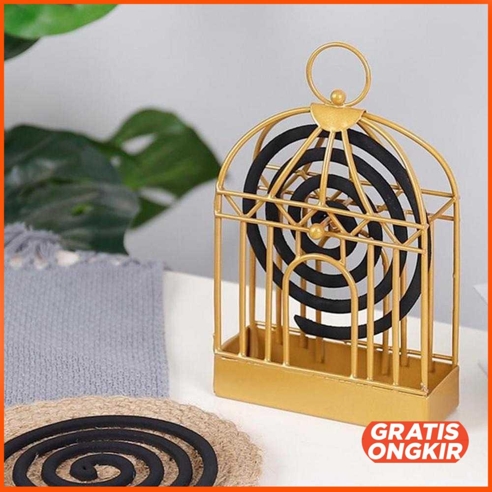 Tempat Obat Nyamuk Nordic Birdcage Mosquito Repellent Rack tK01