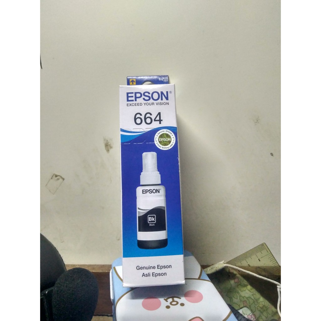 Tinta Epson 664 Black / Hitam original