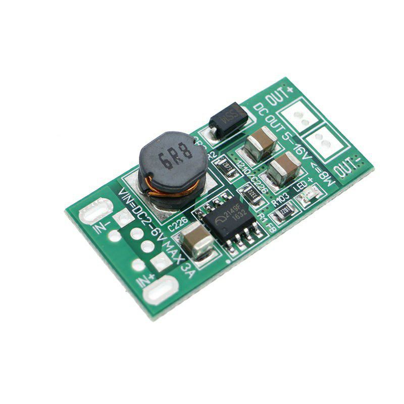 Modul Suplai Daya Peningkat Modul Konverter Step Up Dc-dc 5v Ke 12v Input