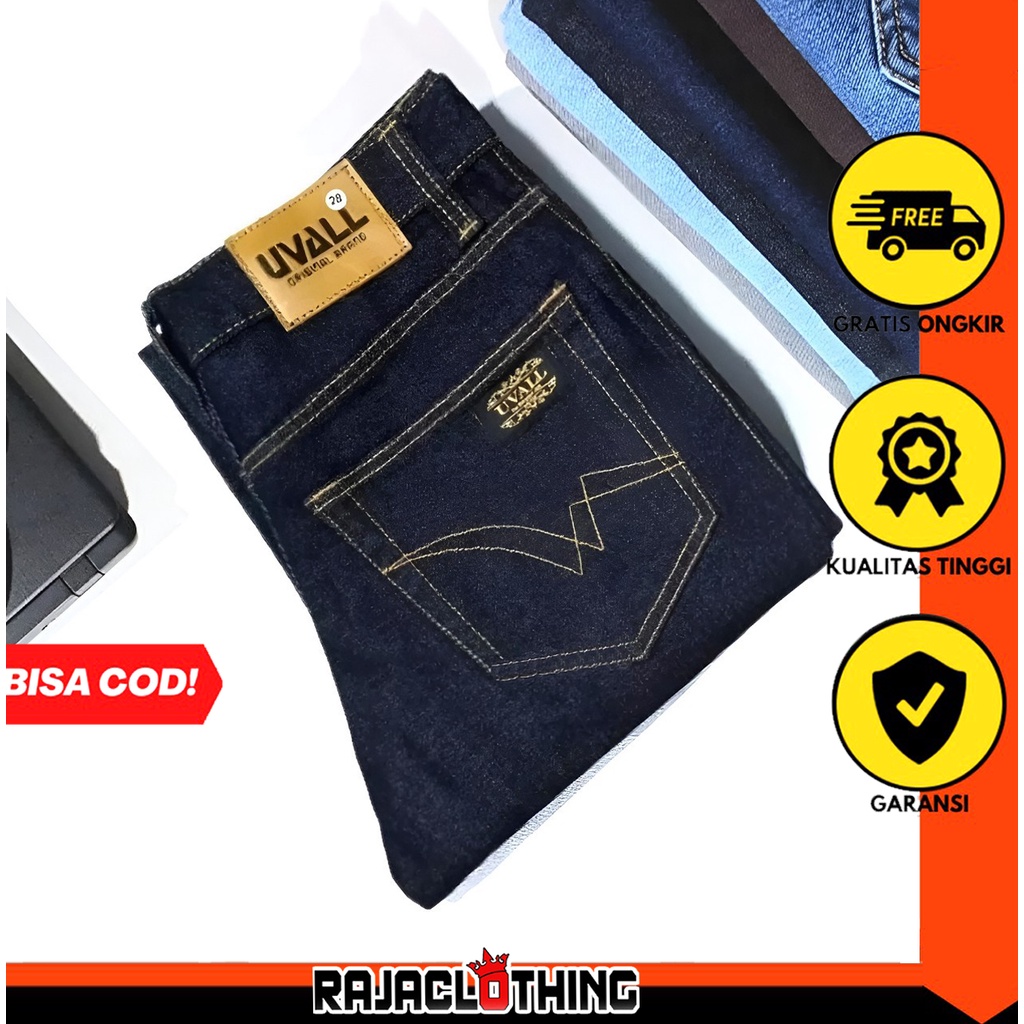 RCL - Celana Jeans Pria Standar Original / Celana Jeans Pria Standar / Celana Uvall Pria Standar / Celana Jeans Pria / Celana Uval Pria Standar / Celana Jeans Cowok / Celana Uvall / Celana Panjang Jeans