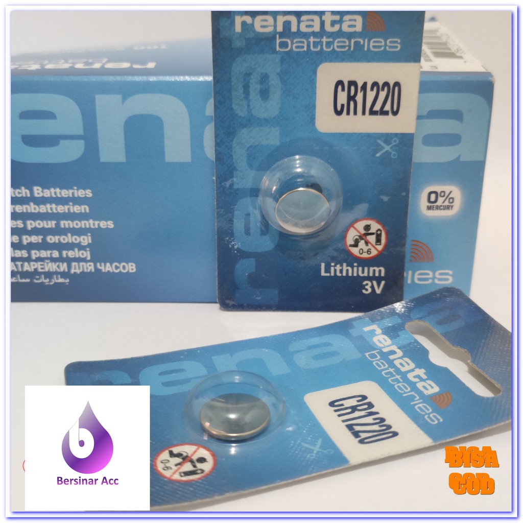 BATREI RENATA ORIGINAL CR1220 / Baterai Jam Tangan