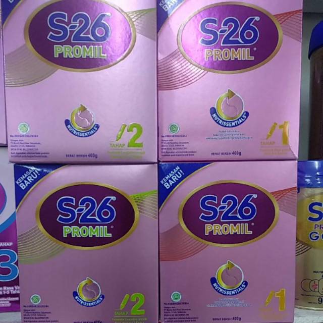 

s26 promil tahap 1 dan 2 reguler 400gr