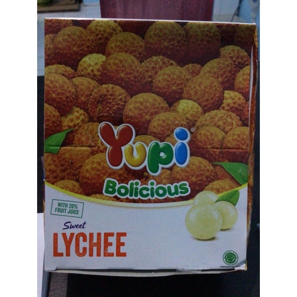 

yupi bolicious sweet lychee 24pcs