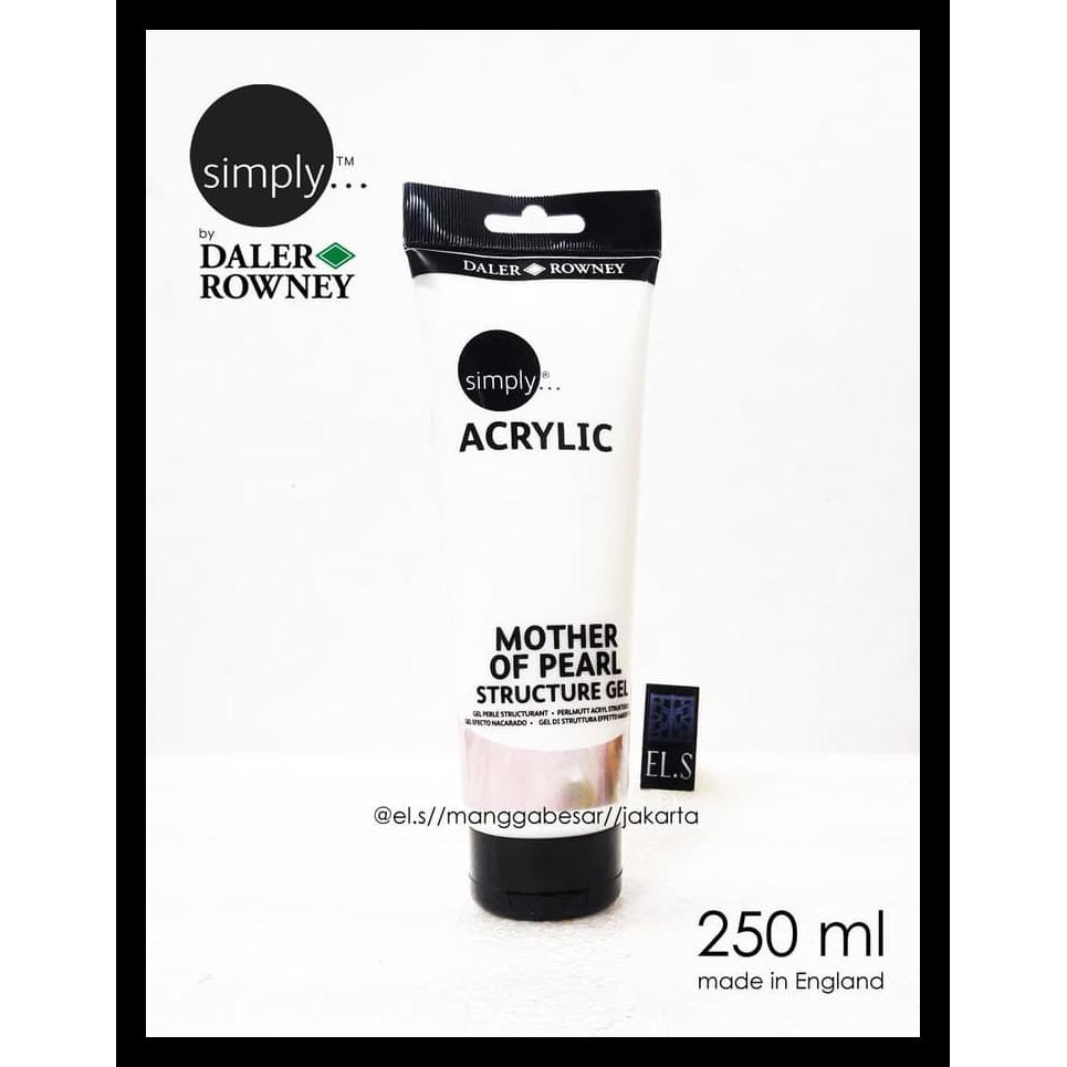 

Daler Rowney Simply Mother Of Pearl 250 Ml ( Cat Acrylic ) Terlengkap