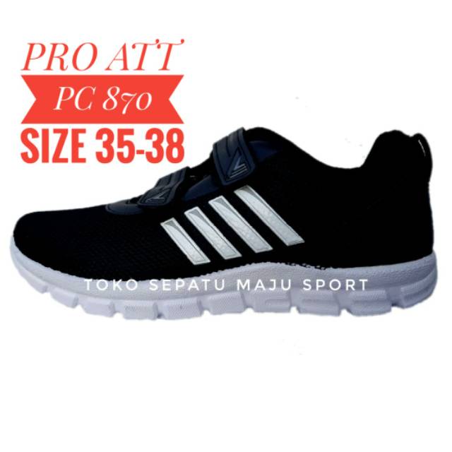SEPATU ANAK ORIGINAL PRO ATT PC 870 SEKOLAH VELCRO