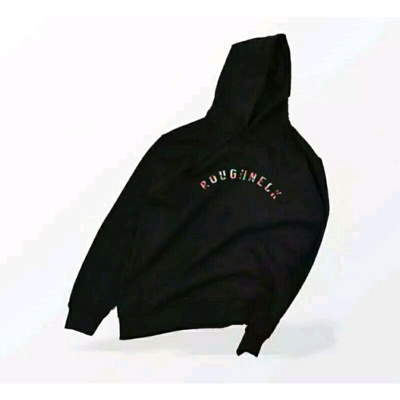 ROUGHNECK 1991 SIG HAPPY COLOUR (HD 008 BLACK HOODIE)