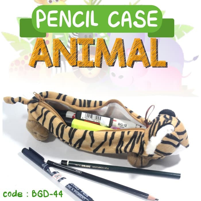 

Tempat Kotak Pensil Bentuk Binatang Organizer - Tempat Pensil Animal