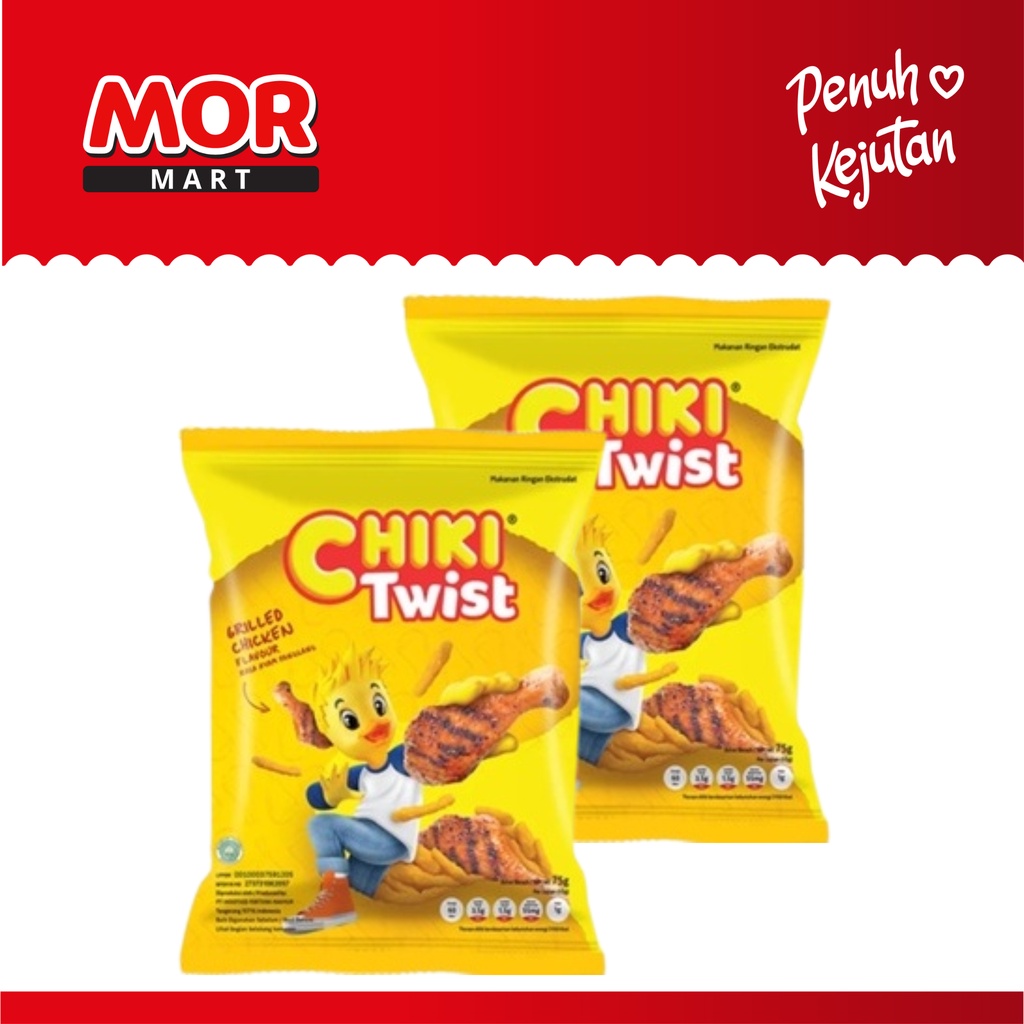 

DAPAT 2 - CHIKI Twist Grilled Chicken Snack Ciki Rasa Ayam Bakar 75gr