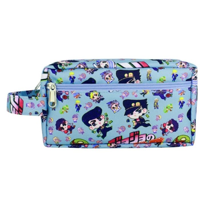 

jojo's bizarre adventure pencil case anime canvas pensil kosmetik