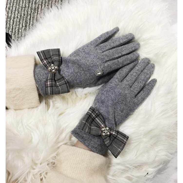 Sarung tangan wanita fashion winter gloves woman musim dingin cantik korean style import hangat kawaii