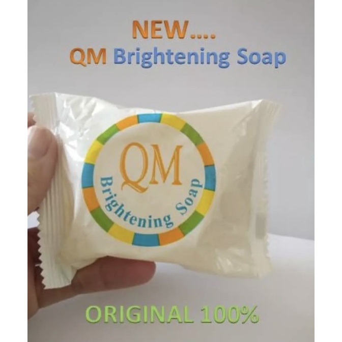 BEAUTY JAYA - Sabun QM Brightening Glowing Whitening Lightening / Sabun Pemutih Wajah Badan ORIGINAL BPOM