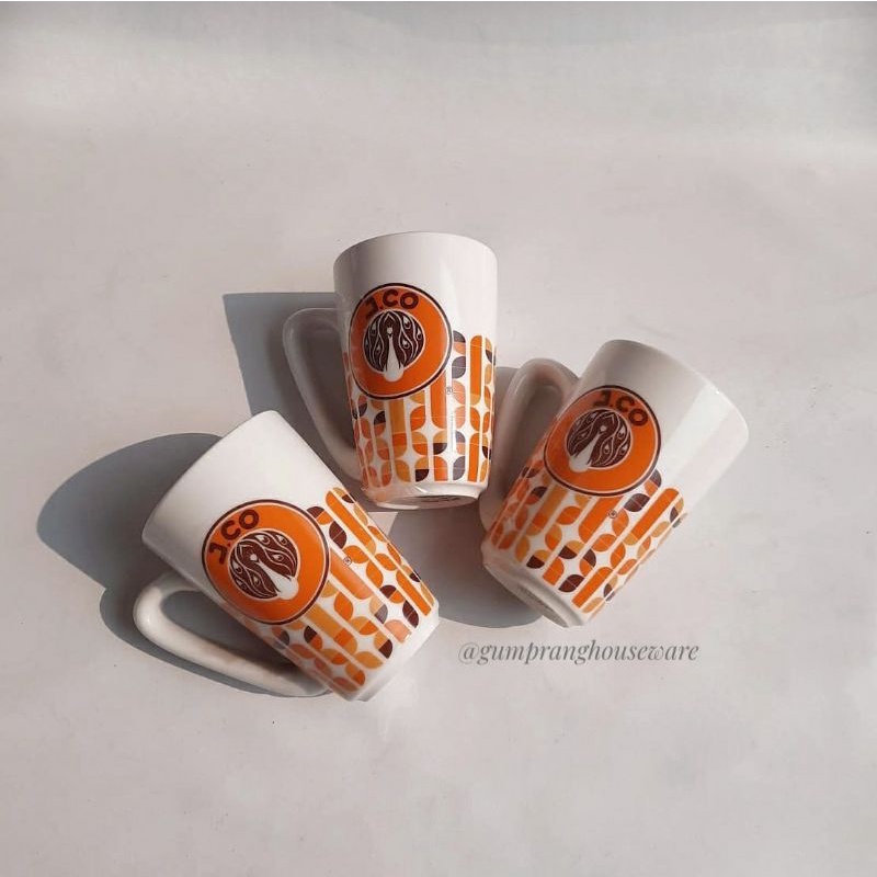 Mug Gelas Air Minum Jco Orange - Daily mug JCO orange