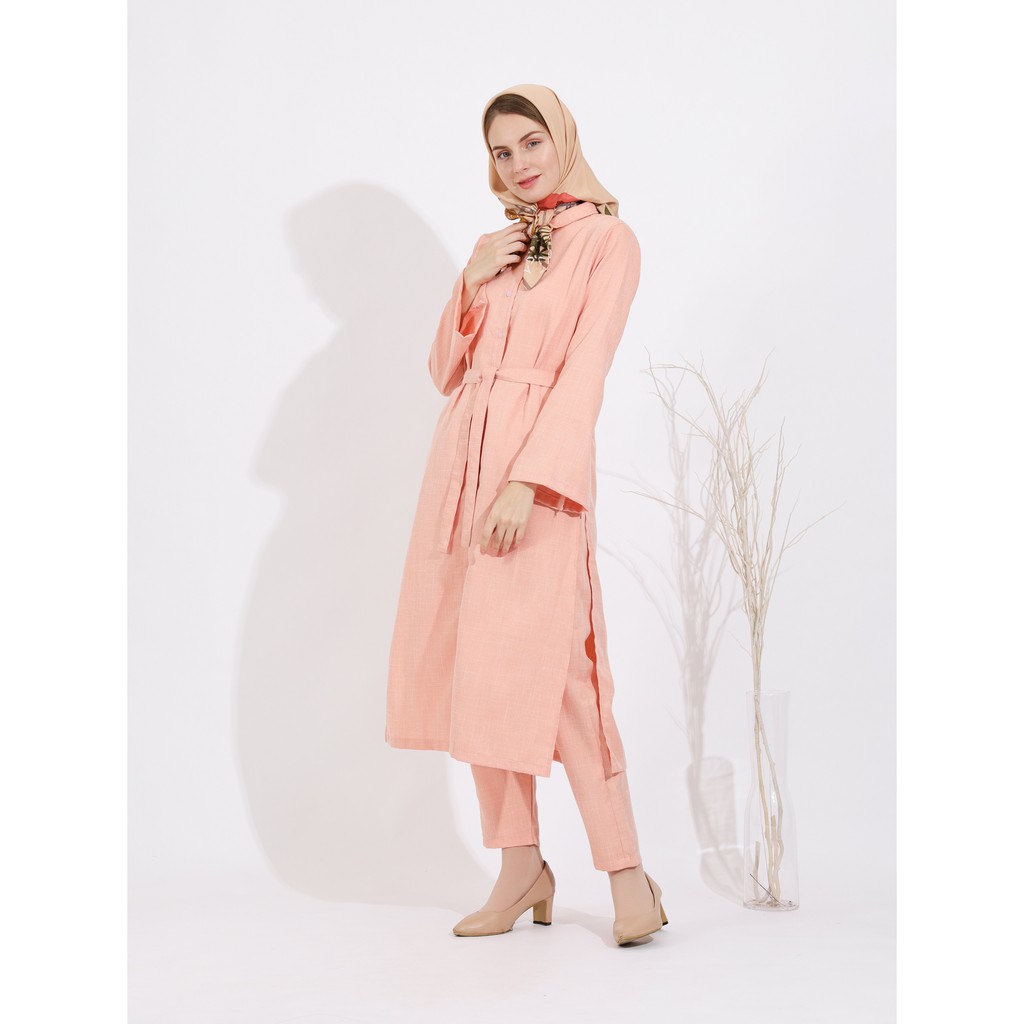 KANZA SET (1SET/Tunic/Kulot/Pants/Tunik/Atasan/Muslim Wear/Celana)
