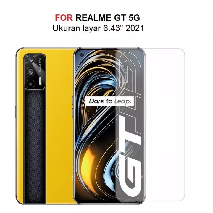 KOREAN Tempered Glass Realme GT 6.43 inch Anti Gores Kaca REALME GT Screen Guard 9H