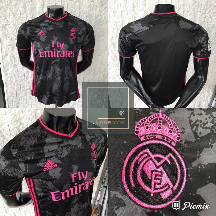 Jun S Jersey Grade Ori Real Madrid 3rd New 2020 2021 Grade Ori Real Madrid 3rd Terbaru 2020 2021 Shopee Indonesia