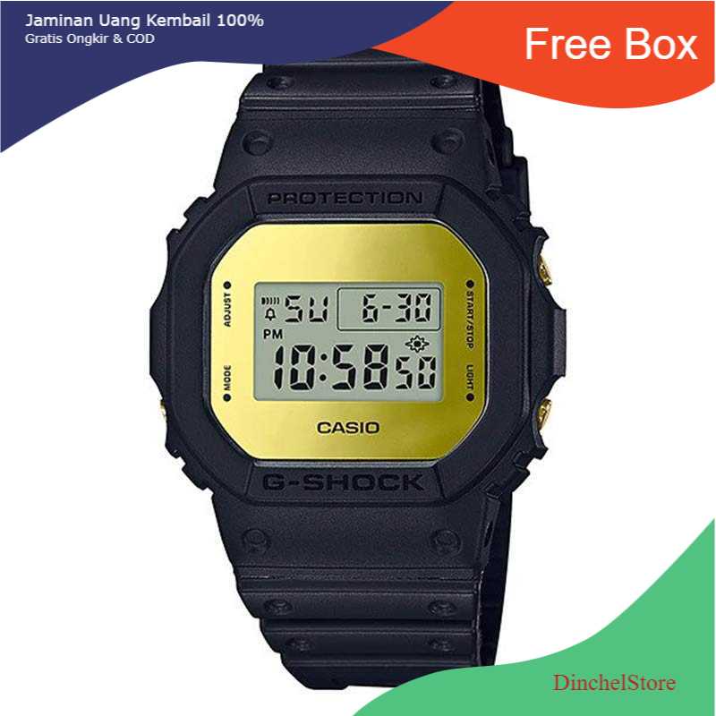 Jam Tangan Pria Anti Air Casio G-Shock DW-5600BBMB-1DR/DW-5600BBMB-1DR/DW-5600BBMB Original