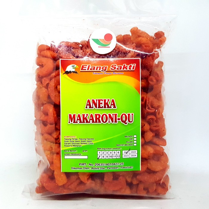 

ELANG SAKTI ANEKA MAKARONI-QU BANTAT BALADO 270gr | MAKRONI BANTET