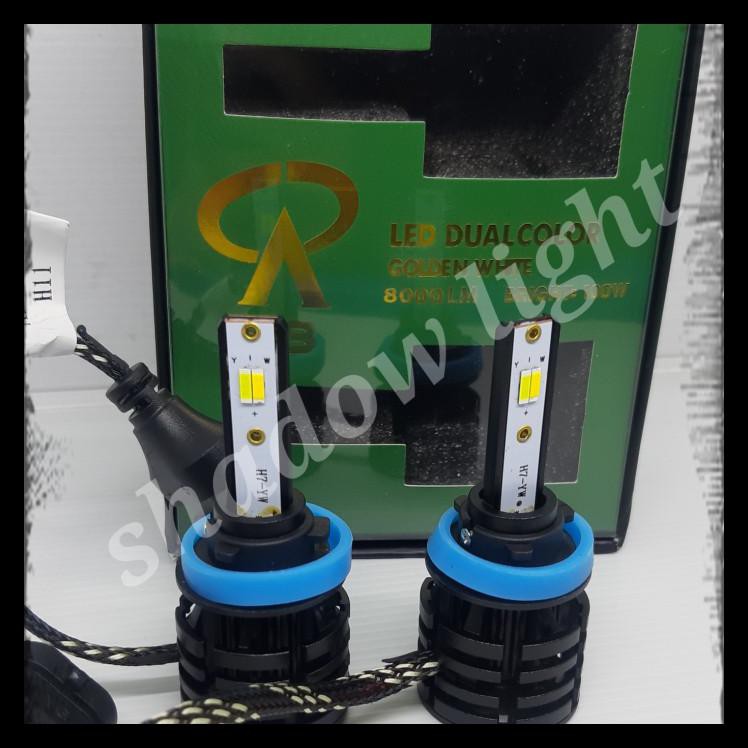 HOT DEAL LED 2 WARNA.LED H11.H1.H7.HB3.HB4 2 WARNA. 