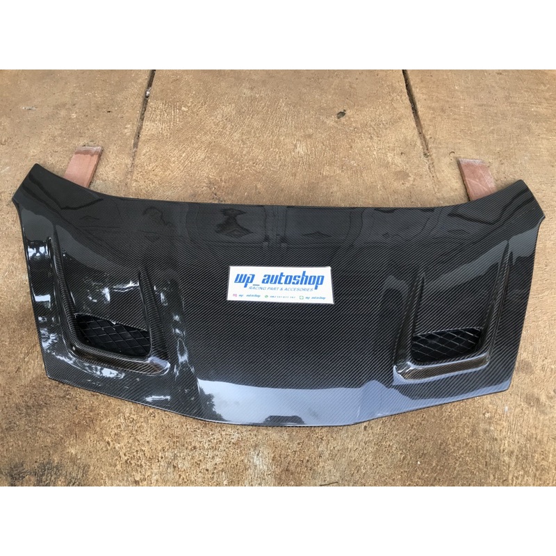 kap mesin carbon jazz ge8 model js racing