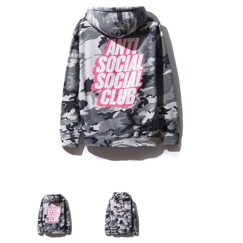 Hoodie camo anti social social club (Blocket Siberia)