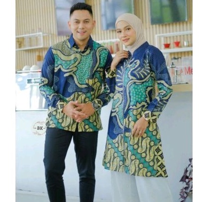 Batik Couple / Batik Couple Modern / Baju Batik Couple Pasangan / Baju Batik Couple / Tunik Batik Modern