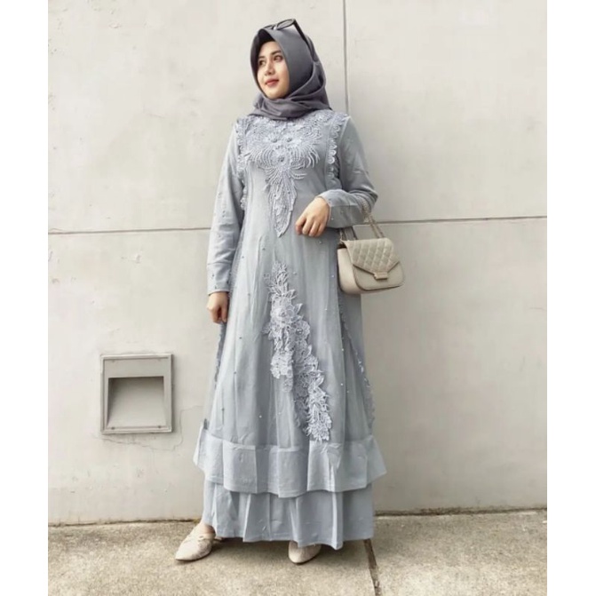 Gamis Mandalika  Aurellya Original Butik