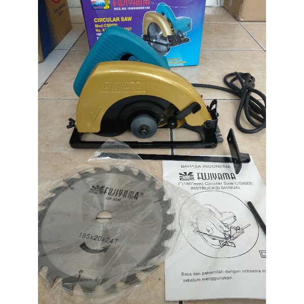 Mesin Circular Saw 7&quot; / Mesin Circle / Mesin Potong kayu FUJIYAMA