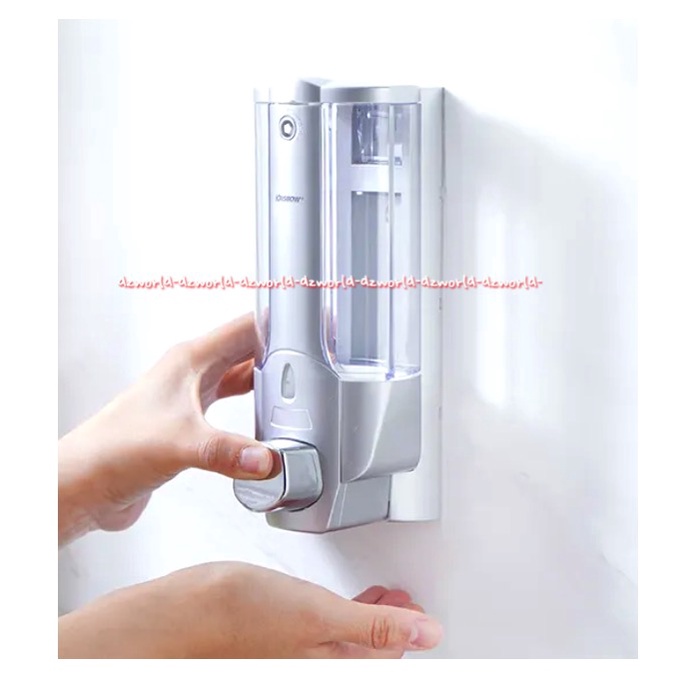 Krisbow Soap Dispenser 380ml Tempat Sabun Mandi Sabun Cuci Tangan Shampoo Cair Di Toilet Kamar Mandi Model Tekan Pencet Soaps Dispencer Kris Bow 380 ml